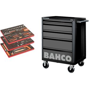Bahco verktøyvogn BASIC - 158 deler