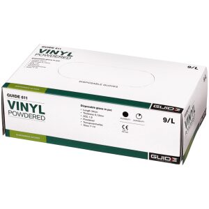 Engangshansker i vinyl - 100pakk