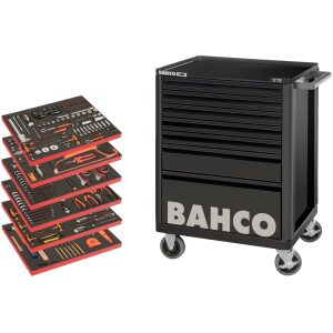 Bahco verktøyvogn LARGE - 341 deler
