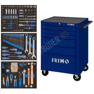 Irimo verktøyvogn - 206 deler
