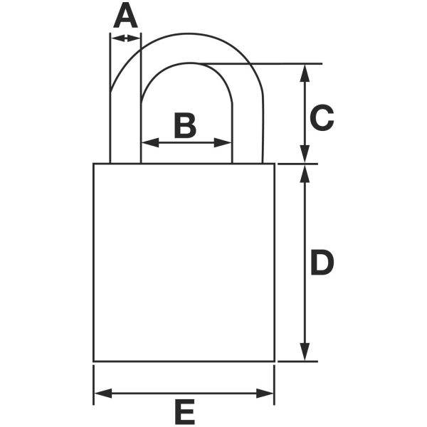 Hengelås - Abus T84MB - Bilde 2