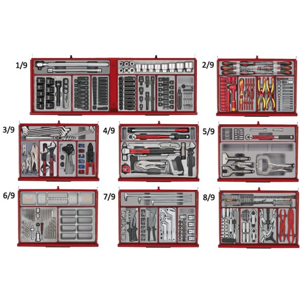 Teng Tools verktøyskap - TKS53R1295T - 1295 deler - Bilde 3