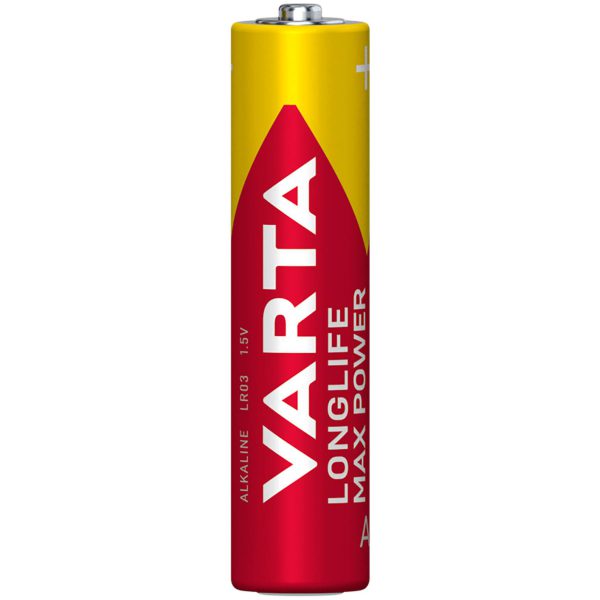 Alkaliske batterier - Varta longlife max power - AAA - 4pakk - Bilde 2