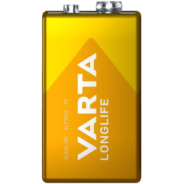 Alkaliske batterier - Varta longlife - 9V - Bilde 2