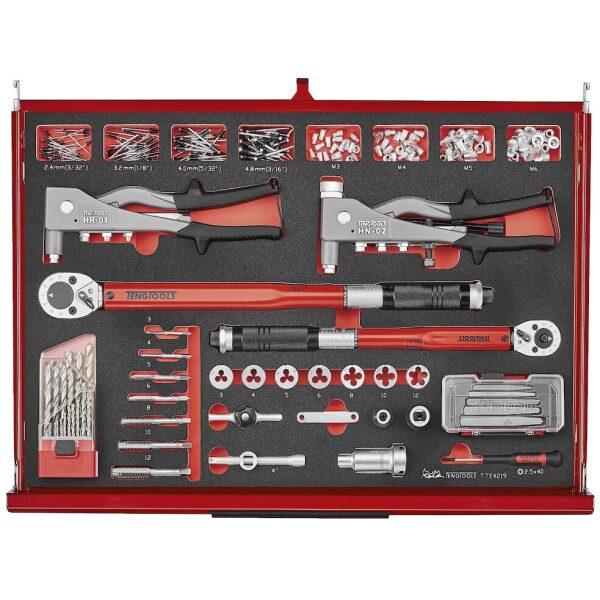 Teng Tools verktøyskap - TKS26R702F - 702 deler - Bilde 6